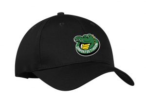 #38- Black Adjustable Hat- Embroidered